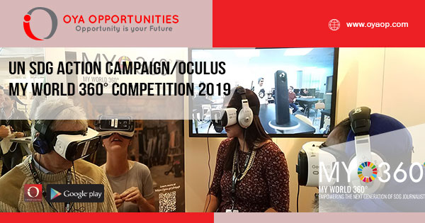 UN SDG Action Campaign/Oculus MY World 360° Competition 2019