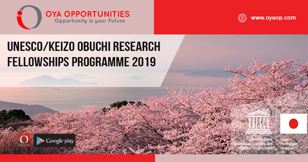 UNESCO/Keizo Obuchi Research Fellowships Programme 2019