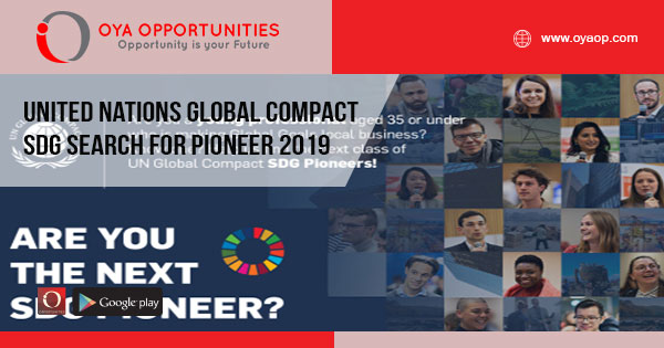United Nations Global Compact SDG Search for Pioneer 2019