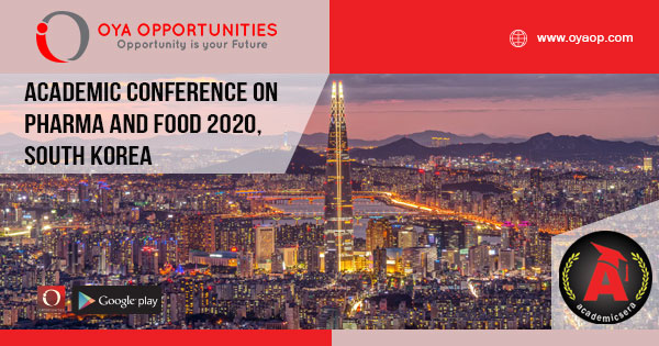 Academic Conference 2020 on Pharma and Food