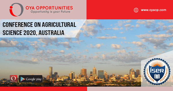 Academic Conference 2020 on Agricultural Science, Australia