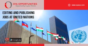 Editing and Publishing jobs at United Nations