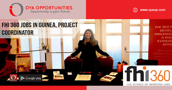 FHI 360 jobs in Guinea, Project Coordinator
