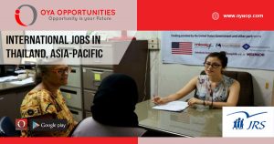 International jobs in Thailand, Asia-Pacific