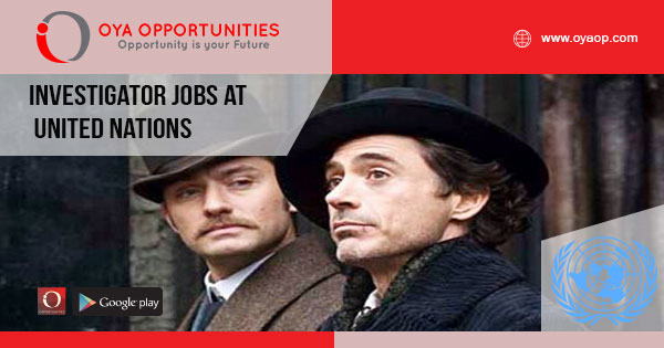 Investigator jobs at United Nations