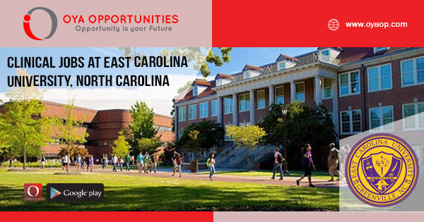 Jobs at East Carolina University, USA