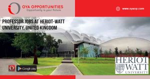 Professor jobs at Heriot-Watt University