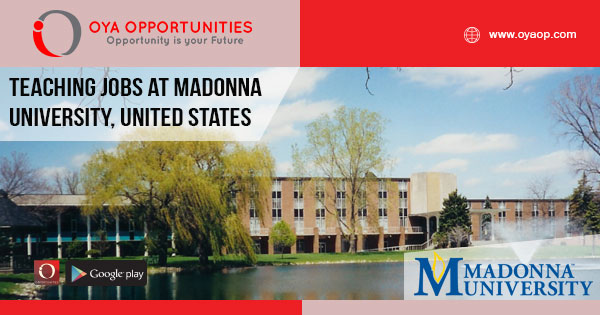 Jobs at Madonna University, Michigan
