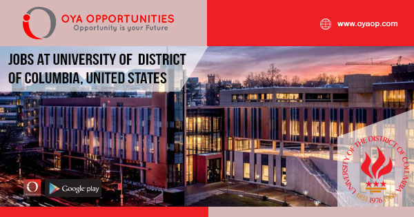 Jobs at University of District of Columbia