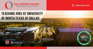Teaching jobs at University of North Texas at Dallas