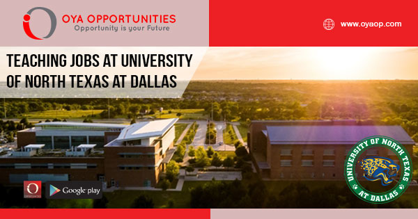 Teaching jobs at University of North Texas at Dallas