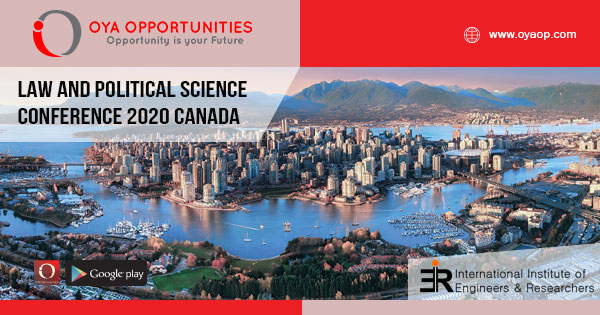 Law and Political Science Conference 2020 Canada
