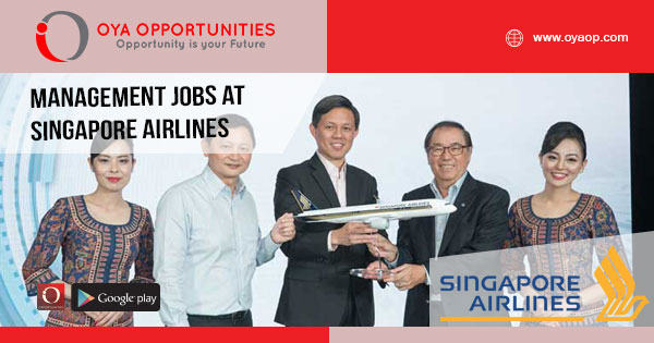 Management jobs at Singapore Airlines