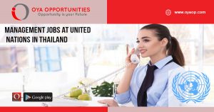 Management jobs at United Nations in Thailand