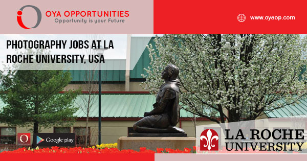 Photography jobs at La Roche University