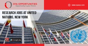 Research jobs at United Nations, New York