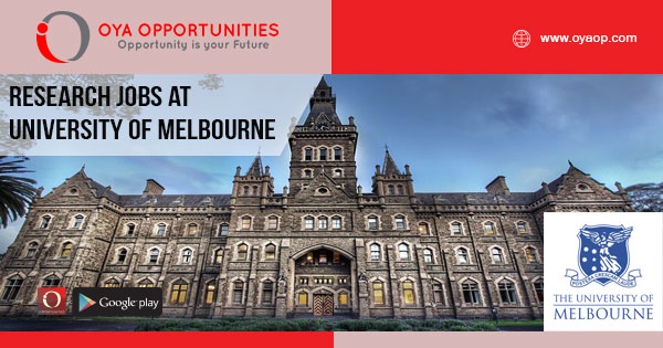 Research jobs at University of Melbourne