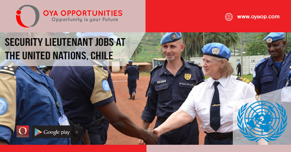 Security Lieutenant Jobs at the United Nations, Chile