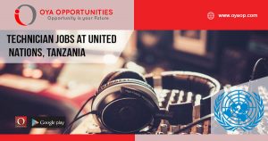 Technician Jobs at United Nations, Tanzania