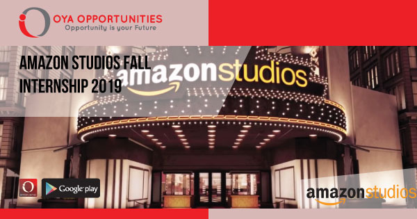 Amazon Studios Fall Internship 2019