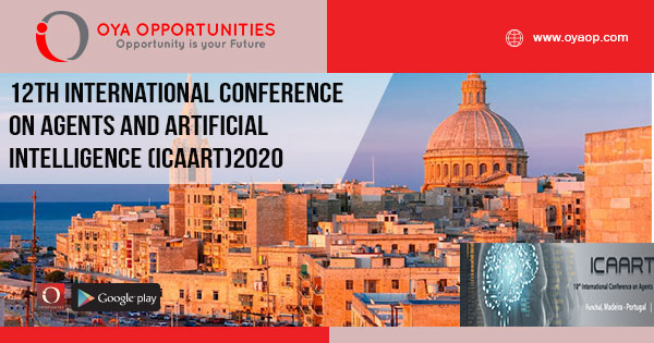 12th International Conference on Agents and Artificial Intelligence (ICAART)2020