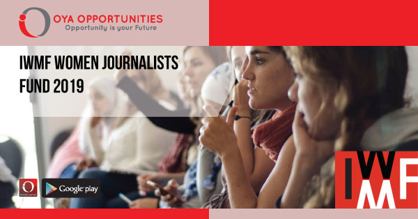IWMF Women Journalists Fund 2019