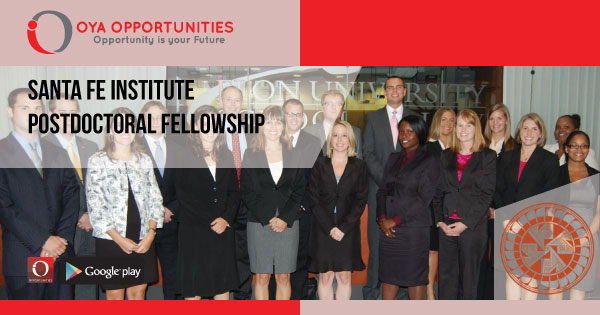 Santa Fe Institute Postdoctoral Fellowship