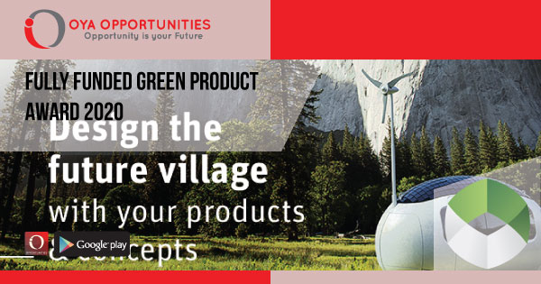 Fully Funded Green Product Award 2020