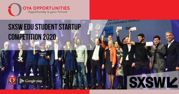 SXSW EDU Student Startup Competition 2020