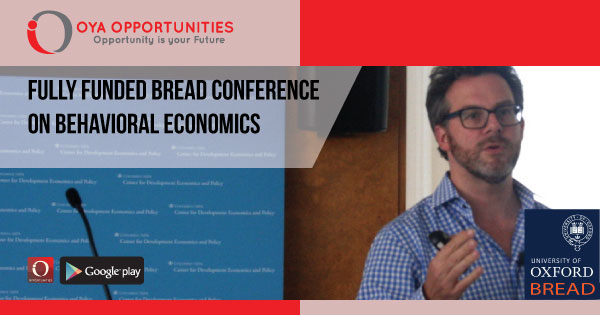 Fully Funded BREAD Conference on Behavioral Economics