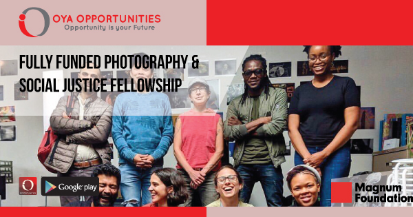 Fully Funded Photography & Social Justice Fellowship