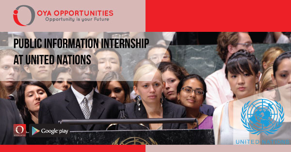 Public Information Internship at United Nations