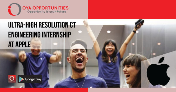 Ultra-High Resolution CT Engineering Internship at Apple