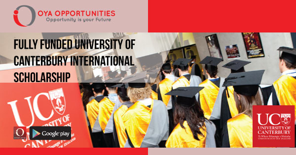 Fully Funded University of Canterbury International Scholarship