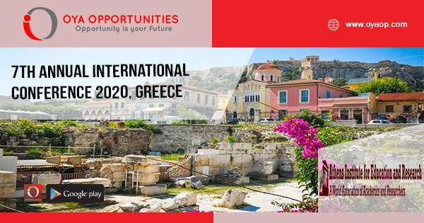 7th Annual International Conference 2020, Greece