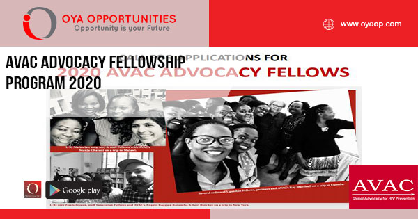 AVAC Advocacy Fellowship Program 2020