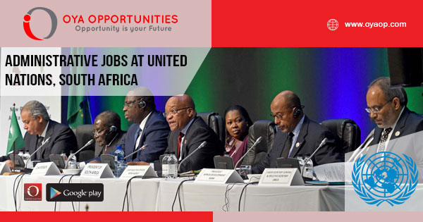 Administrative jobs at United Nations, South Africa
