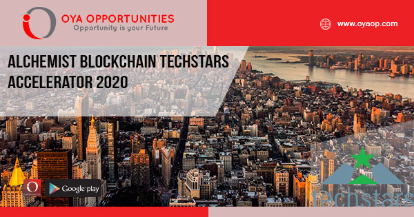 Alchemist Blockchain Techstars Accelerator 2020