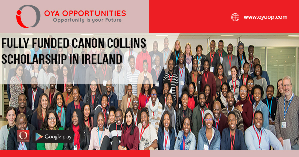 Fully Funded Canon Collins Scholarship in Ireland