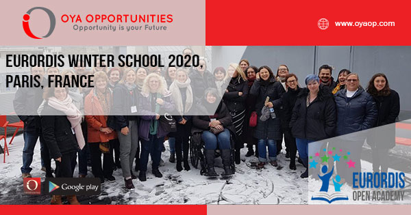 EURORDIS Winter School 2020, Paris, France