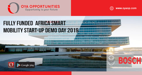 Fully Funded Africa Smart Mobility Start-up Demo Day 2019