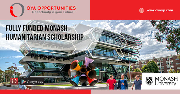 Fully Funded Monash Humanitarian Scholarship