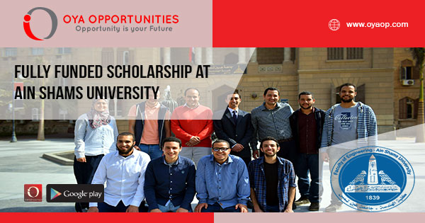 Fully Funded Scholarship at Ain Shams University