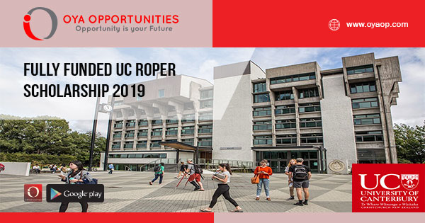 Fully Funded UC Roper Scholarship 2019