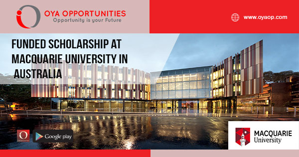 Funded scholarship at Macquarie University in Australia