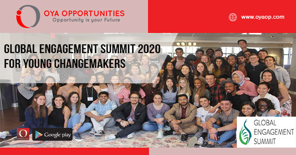Global Engagement Summit 2020 for Young Changemakers