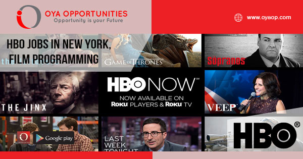 HBO Jobs in New York, Film Programming