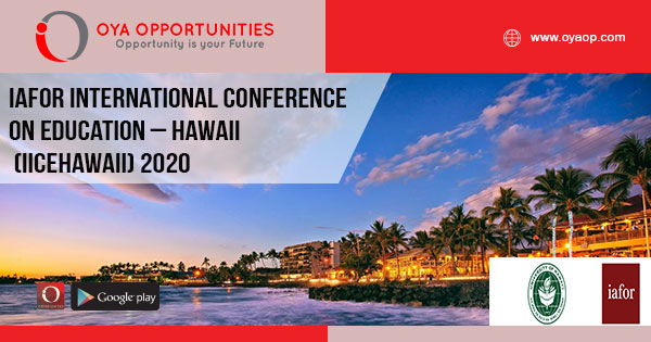 IAFOR International Conference on Education – Hawaii (IICEHawaii) 2020