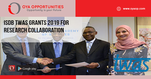 IsDB TWAS Grants 2019 for Research Collaboration