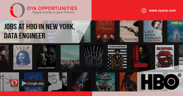 Jobs at HBO in New York, Data Engineer